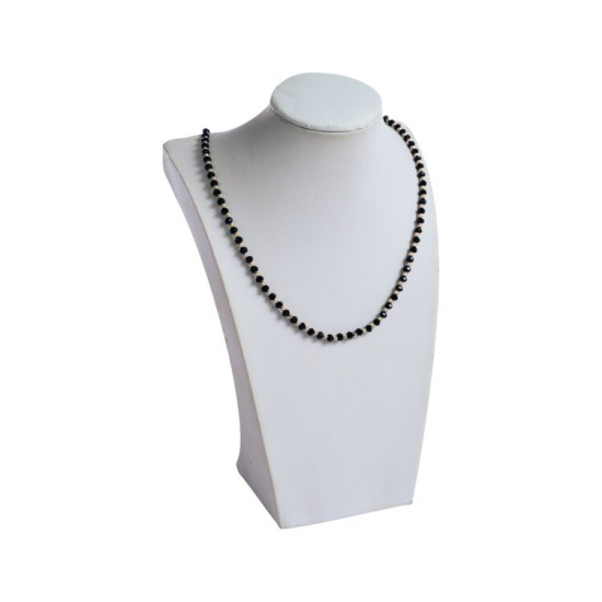 שרשרת זהב צהוב 14K כדורים יוניסקס