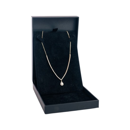 שרשרת זהב 14k  משובצת אבני זרקוניה 